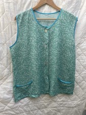 Vintage Green & White Ditsy