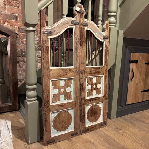 Pair vintage wooden gates - of,