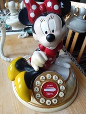 Mini Mouse Landline Telephone Vintage Style Retro Not Working Old Fashioned