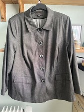 Ann Harvey Grey Jacket Size 24