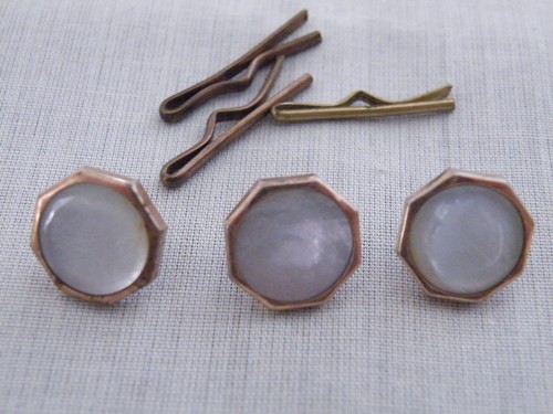 Three antique gold - antique, toned