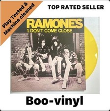 Ramones - Don't Come Close - Original Press Yellow Vinyl 12" Single EX / EX