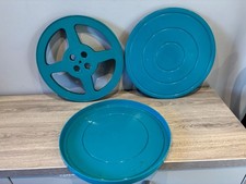 Vintage Cecolite 16mm 1600 Ft Take Up Film Spool Reel With Plastic Can