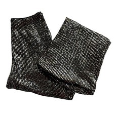 Womens S Black Gold Sparkly