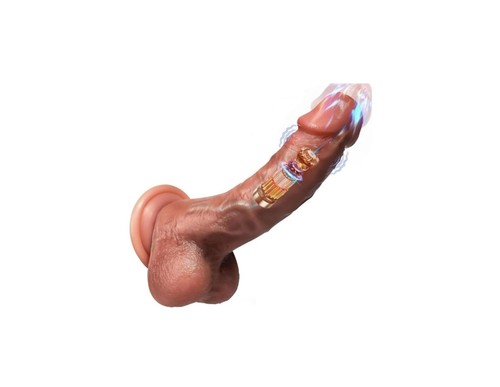 Thrusting realistic dildo - dildo, sex