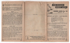 Stork Cookery Service Notes
