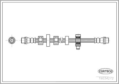 New brake hose for - new,
