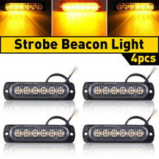 4x 6 LED Amber Recovery Strobe