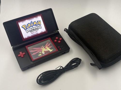 Custom black red nintendo ds - red,