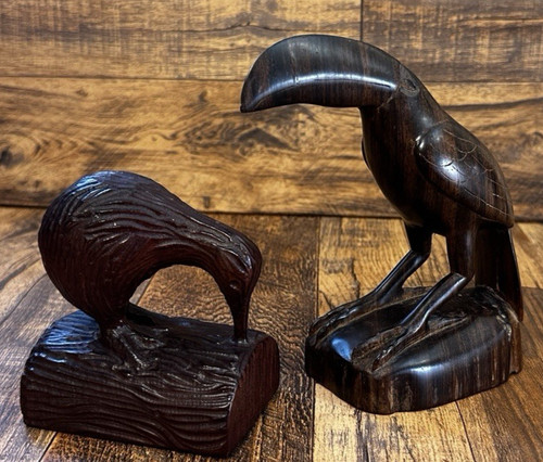 Vintage hand carved wooden - hand,