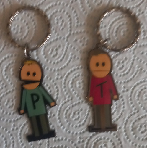 South park vintage keyrings - park,