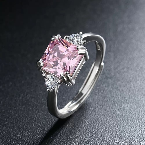 Pink crystal adjustable - pink,