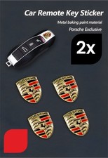2x Porsche Car keyring car logo designed to replace ur old worn out logo Metal
