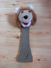 Novelty Lion Golf Club Headcover Soft Animal Wood Driver Fairway Head Cover