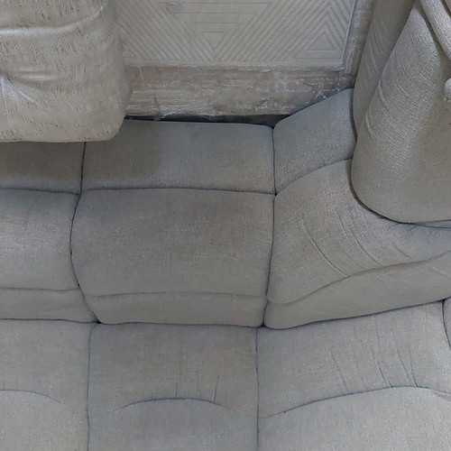 Modern grey fabric corner sofa - modern,