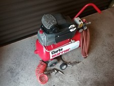 Clarke "Warrior" 25 Portable 2hp 240v 24 litre capacity Compressor+Accessories