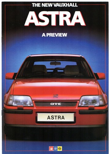 Vauxhall astra mk2 1984 - 1984, uk