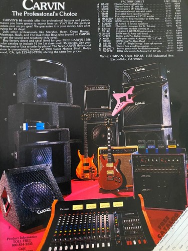 Carvin guitars full - carvin, page