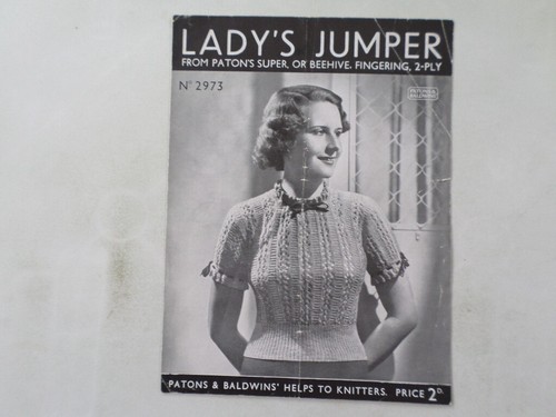 1940 vintage knitting - vintage,