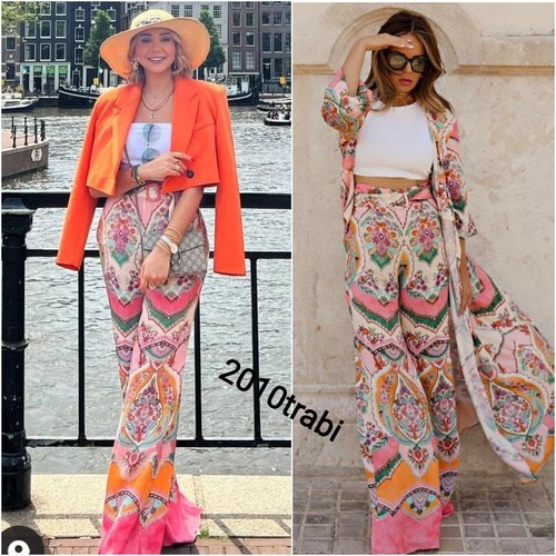 Zara pink printed flowing - pink,