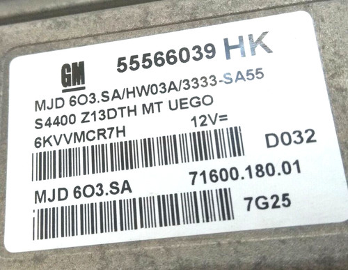 Ecu opel corsa 55566039 - opel,