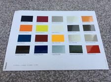 Lotus Exterior Colours 2008 UK Market Single Sheet Brochure Elise Exige Europa