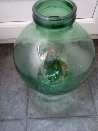 Large vintage green - vintage, glass