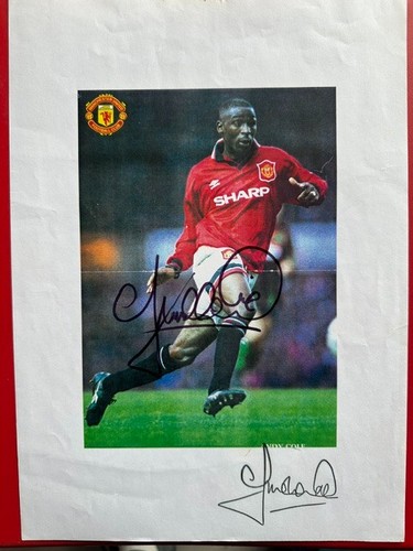Andy cole signed 1995 - cole, 1995-01