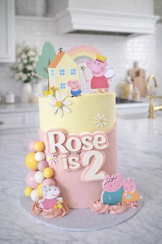 Peppa pig cake topper bundle - topper,