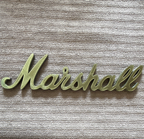 Marshall logo badge for guitar - logo,