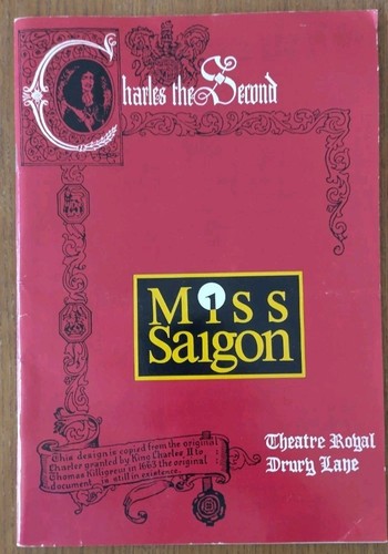 Miss saigon programme drury - saigon,