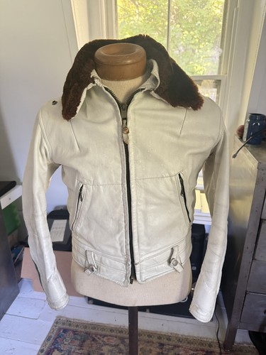 1950 60s cal leather - or,