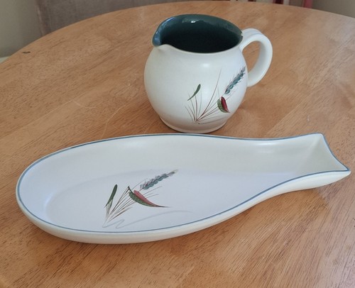 Denby greenwheat fish - denby,