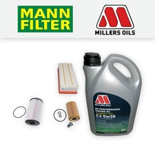 SERVICE KIT for VW GOLF MK6 CABRIO 1.6 TDI OIL AIR FUEL FILTERS +OIL (2011-2016)