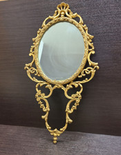 Gold gilded frame baroque rococo style mirror with hook