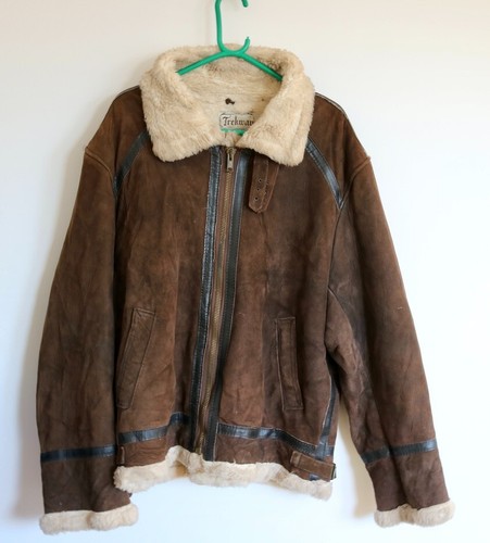 Vintage shearling sheepskin - b3,