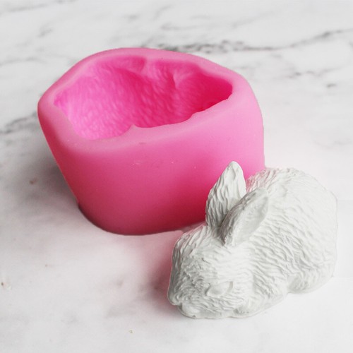Rabbit silicone cake - 3d,
