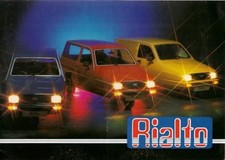 Reliant Rialto 1982-1984 UK