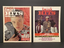 Smash Hits Magazine 1982 - Two issues feat. Orange Juice, H.League, Duran Duran