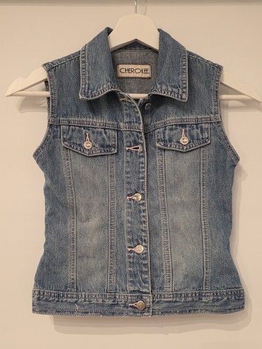 Girls denim gillet - denim,