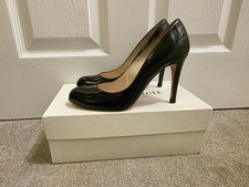 LK Bennett Shilo Black Patent Leather Stiletto Heels with Box *Size UK 4.5*
