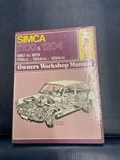 SIMCA 1100 &. 1304 1967 To