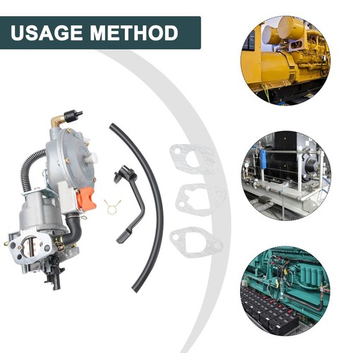 Dual fuel carburetor generator - fuel,