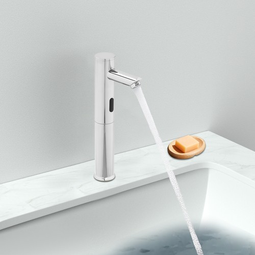 Touchless bathroom sink tap - sink,