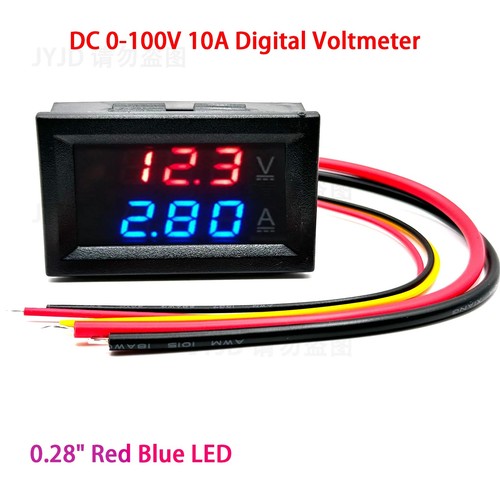 Digital voltmeter ammeter - voltmeter, dc