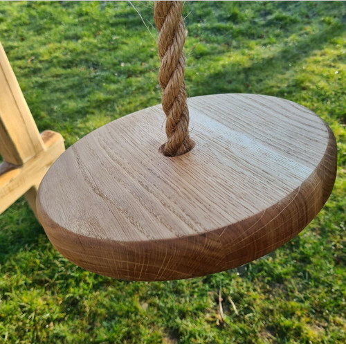 Sustainable oak garden swing - garden,