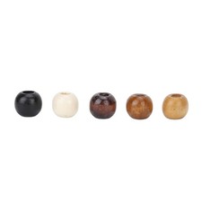 50pcs Wooden Beard Bead