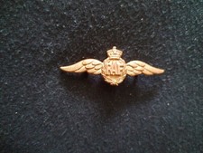 RAF Royal Air Force Gilt Sweetheart Pin Brooch
