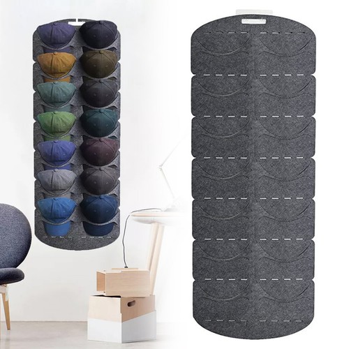 Wall mount hat holder rack - wall,