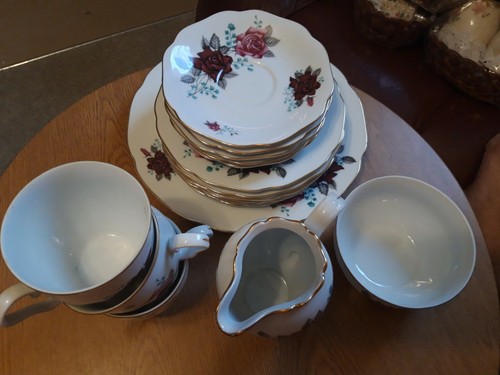 Bone china czechoslovakia - czechoslovakia, rose